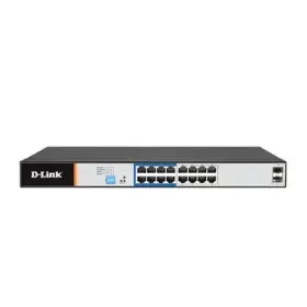 D-Link DGS-F1210-18PS-E 16-port Gigabit Long Range PoE+ Smart Switch